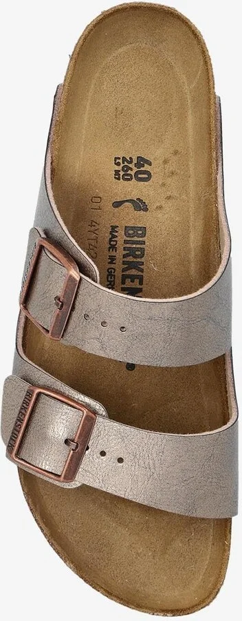 Arizona Double-Strap Metallic Slides - Image 3