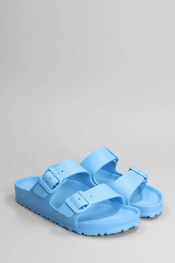 Arizona Eva Flats In Cyan Rubber/plasic - Image 2