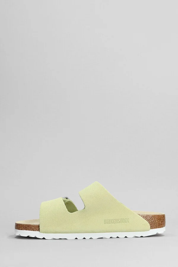 Arizona Flats In Green Suede - Image 3