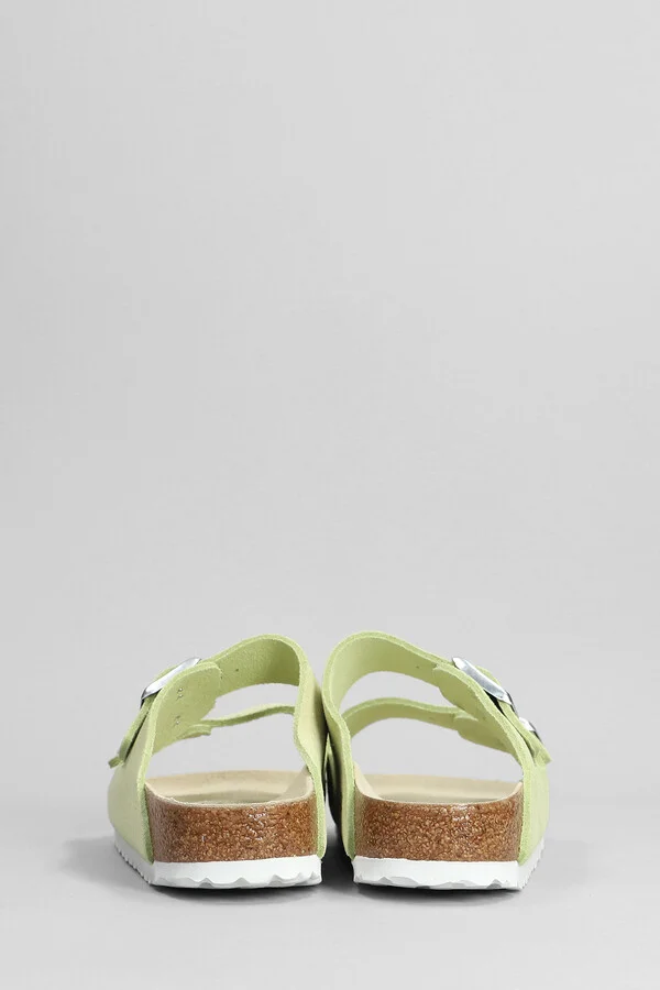 Arizona Flats In Green Suede - Image 4