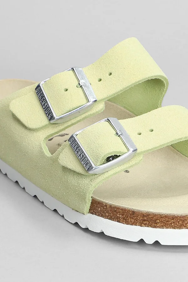 Arizona Flats In Green Suede - Image 5