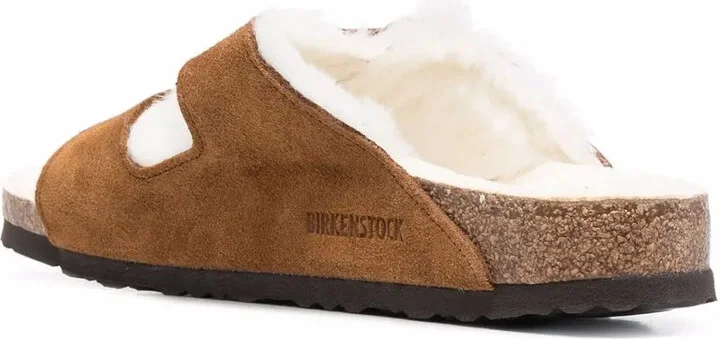 Arizona fur-lined sandals - Image 3