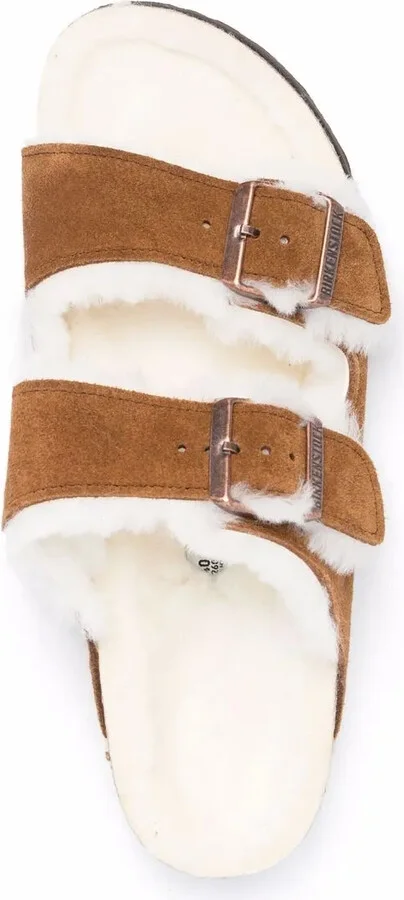 Arizona fur-lined sandals - Image 4