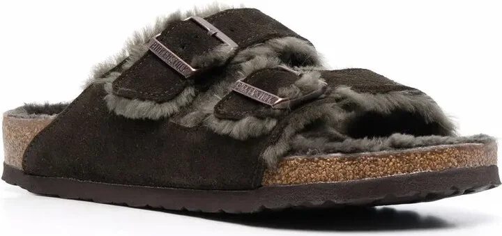 Arizona fur-lined sandals - Image 2