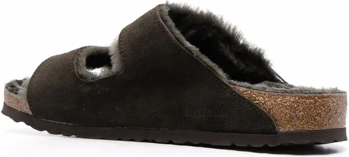 Arizona fur-lined sandals - Image 3