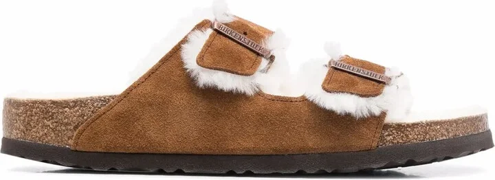 Arizona fur-lined sandals