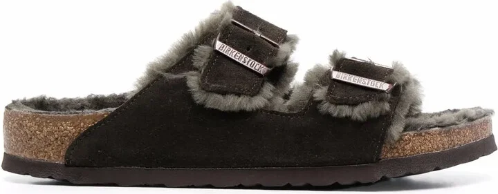 Arizona fur-lined sandals