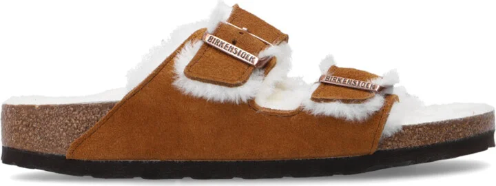 ‘Arizona Fur’ Slides, , - Brown