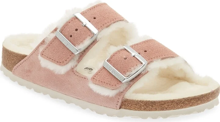 Arizona Genuine Shearling Lined Slide Sandal