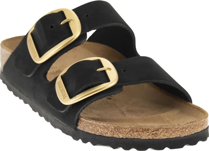 Arizona - Leather Slipper With Large Buckle - Image 2