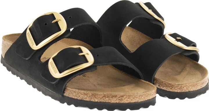Arizona - Leather Slipper With Large Buckle - Image 4
