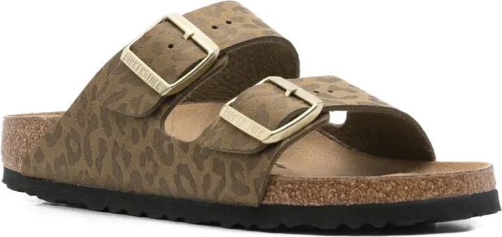 Arizona leopard-print double-buckle sandals - Image 2