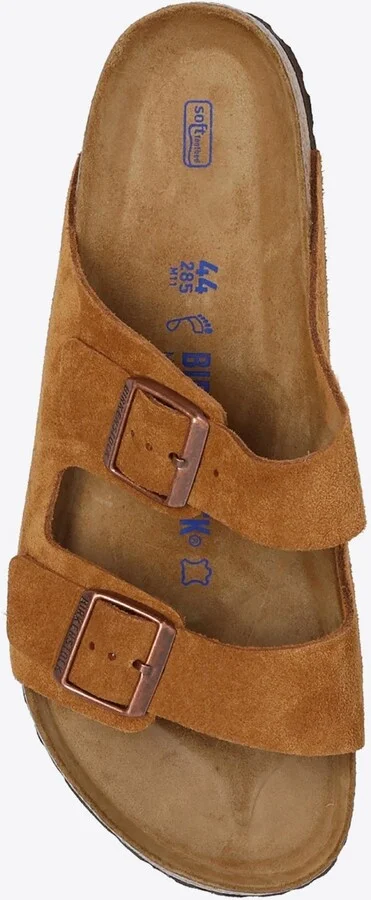 Arizona Logo-Detail Suede Slides - Image 3