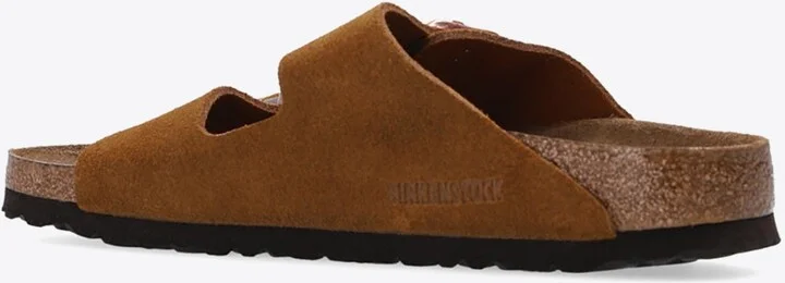 Arizona Logo-Detail Suede Slides - Image 2