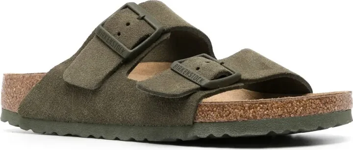 Arizona logo-engraved suede sandals - Image 2