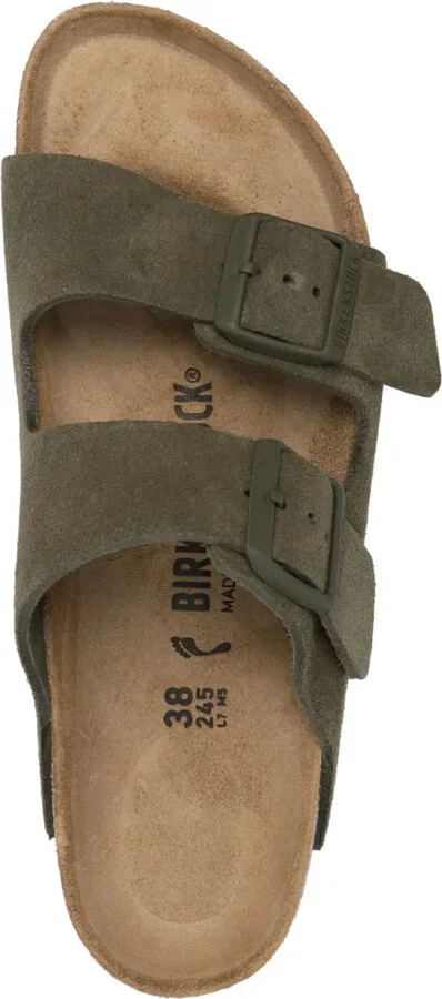 Arizona logo-engraved suede sandals - Image 4
