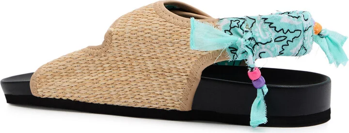 Arizona Love Apache Flower Raffia Sandals - Image 2
