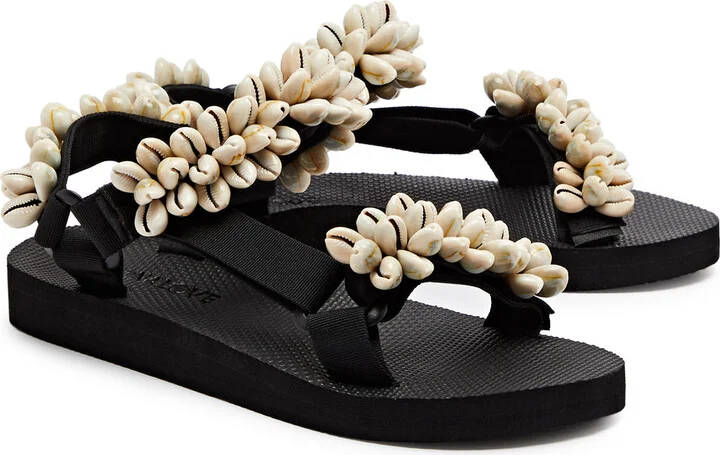 Arizona Love Trekky Shell Embellished Sandals - Image 2
