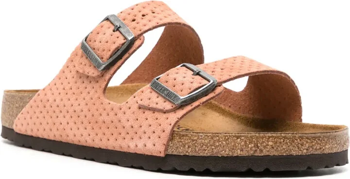 Arizona perforated suede sandals - Image 2