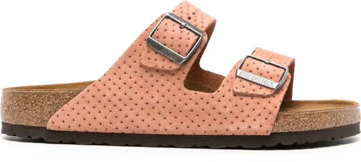 Arizona perforated suede sandals