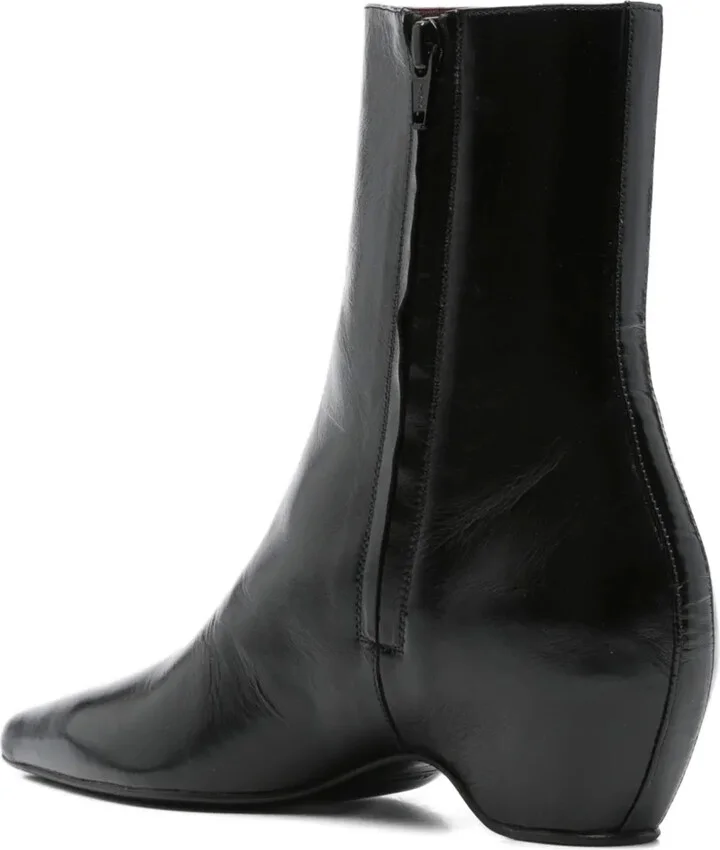 Arizona pointed-toe calf leather ankle boots - Image 3