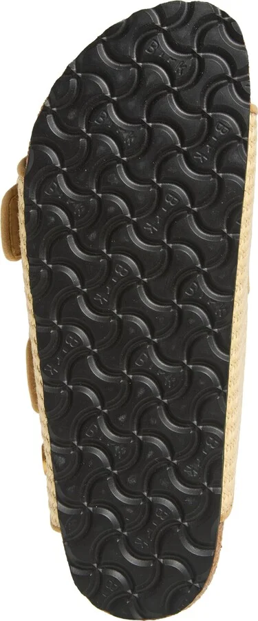Arizona Raffia Big Buckle Slide Sandal - Image 6