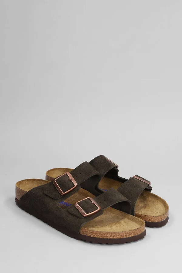 Arizona Sfb Flats In Brown Suede - Image 2