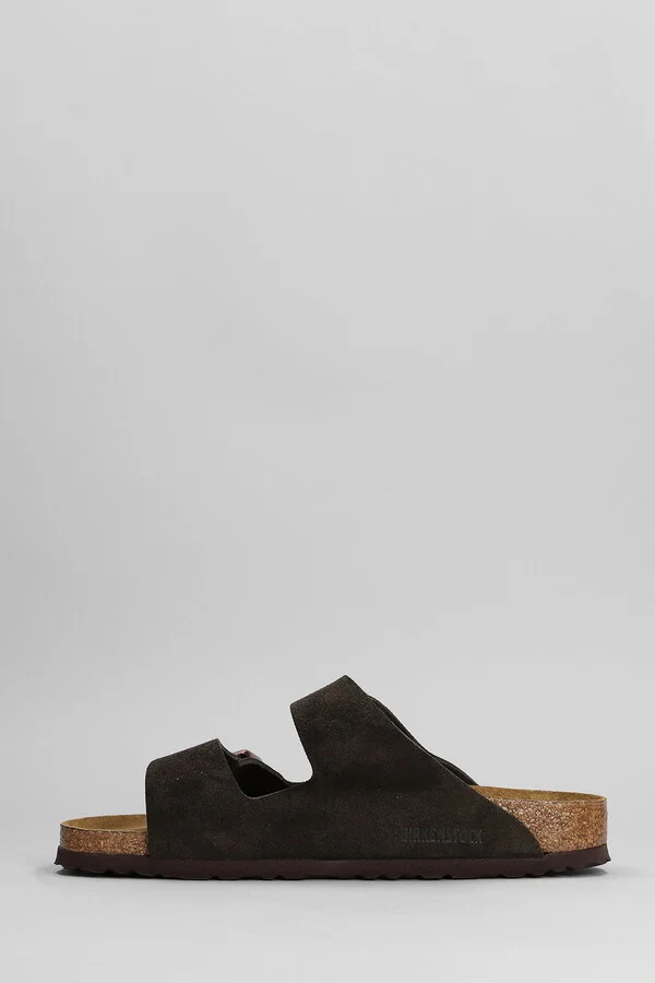 Arizona Sfb Flats In Brown Suede - Image 3