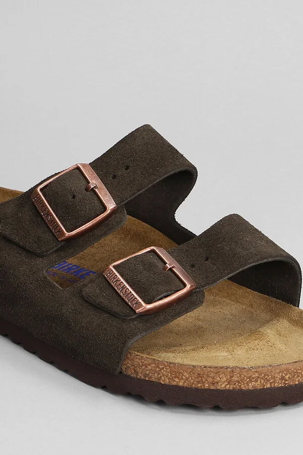 Arizona Sfb Flats In Brown Suede - Image 5