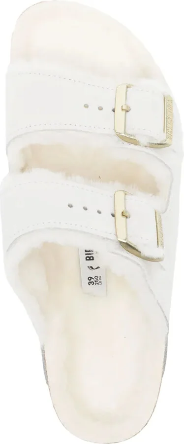 Arizona shearling-lined leather sandals - Image 4