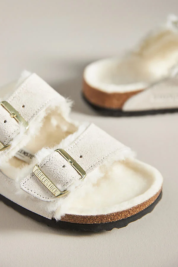 Arizona Shearling-Lined Sandals - Image 3