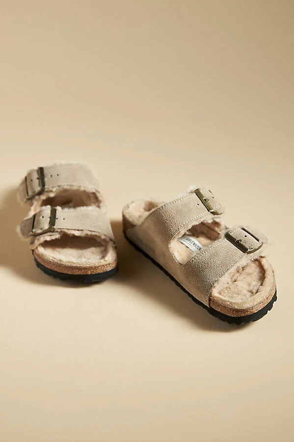 Arizona Shearling-Lined Sandals - Image 2
