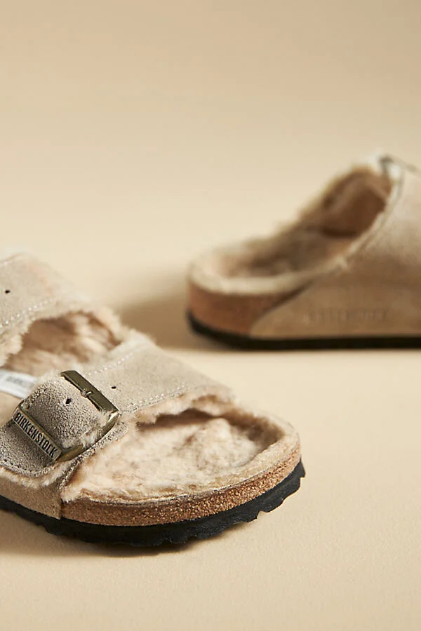 Arizona Shearling-Lined Sandals - Image 3