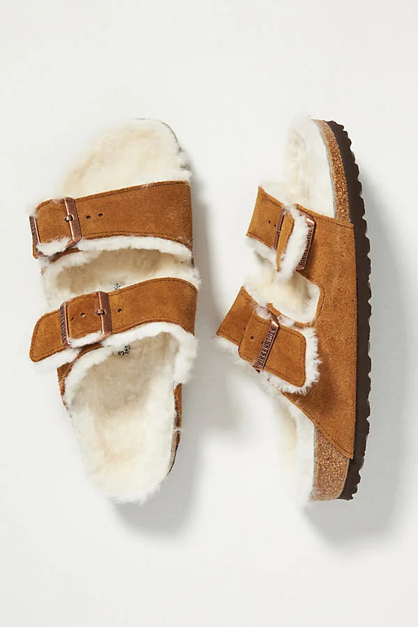 Arizona Shearling-Lined Sandals