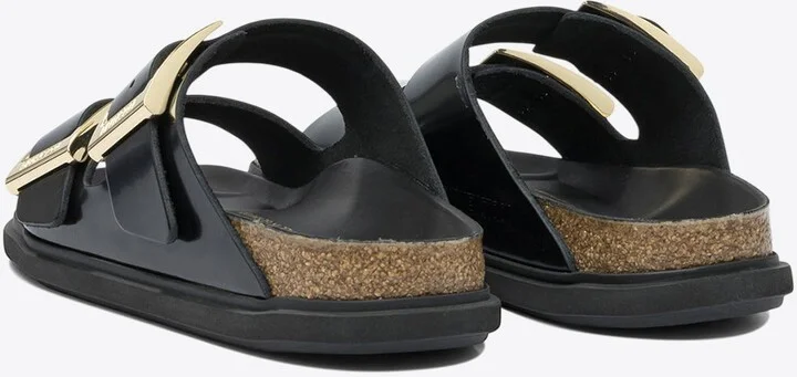Arizona Shiny Leather Sandals - Image 3