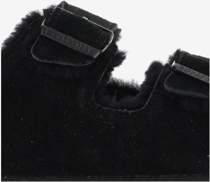 Arizona Suede And Shearling Sandals - Image 5