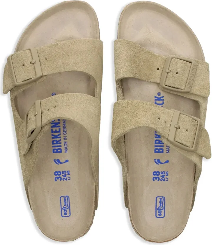 Arizona suede flat sandals - Image 4