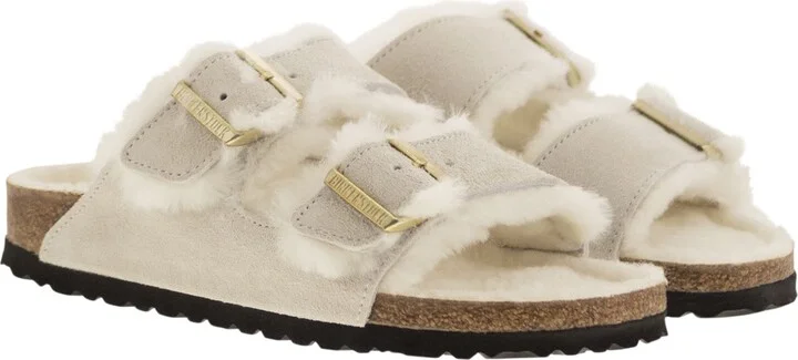Arizona - Suede Lamb Fur Slipper - Image 4