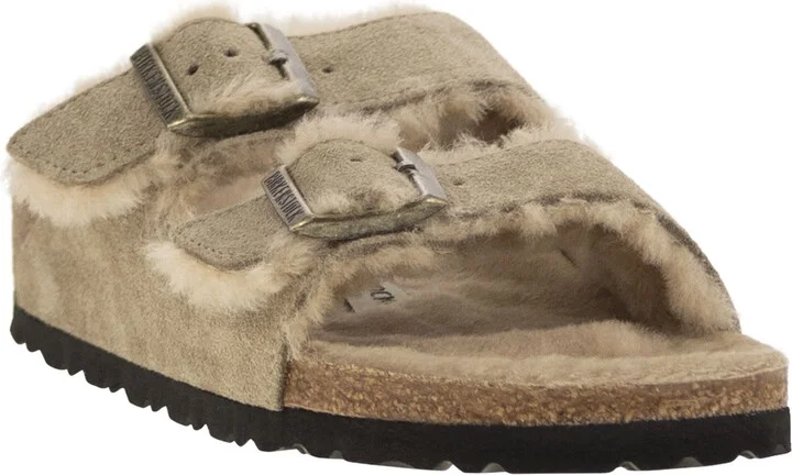 Arizona - Suede Lamb Fur Slipper - Image 2