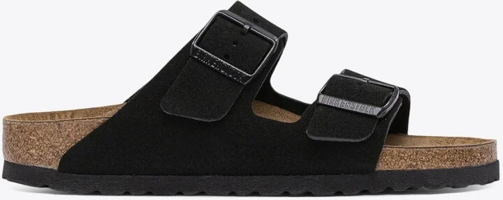 Arizona Suede Sandals with Buckled-Straps