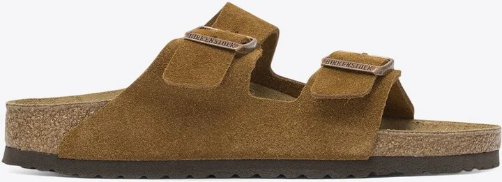 Arizona Suede Sandals with Buckled-Straps