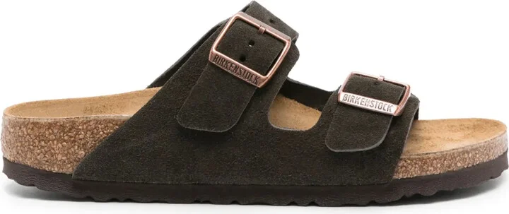Arizona suede slides