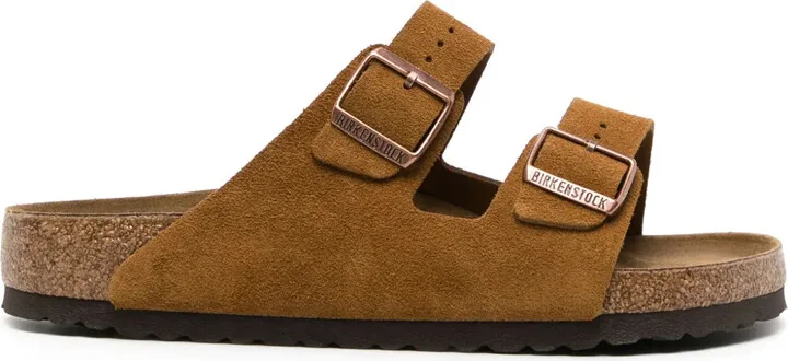 Arizona suede slides