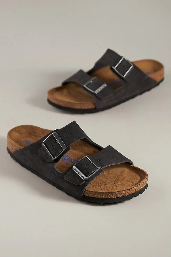 Arizona Suede Soft Footbed Sandals - Image 2