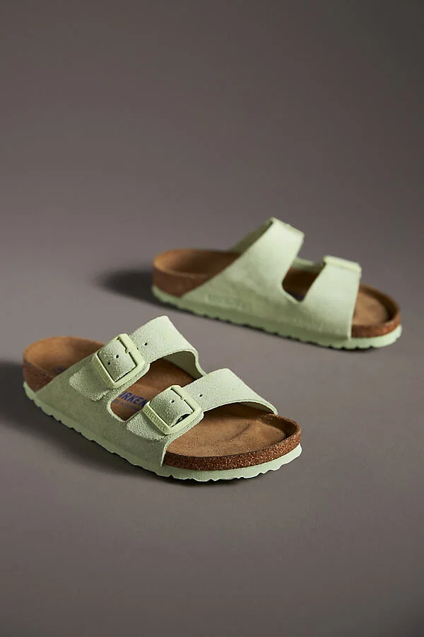 Arizona Suede Soft Footbed Sandals - Image 3