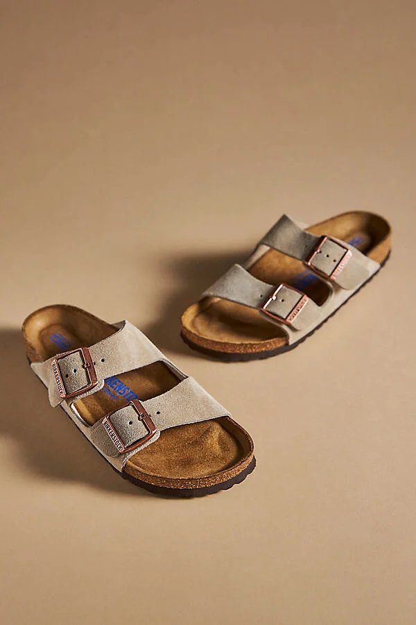 Arizona Suede Soft Footbed Sandals - Image 2