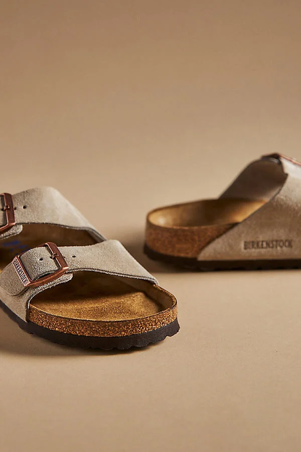 Arizona Suede Soft Footbed Sandals - Image 3