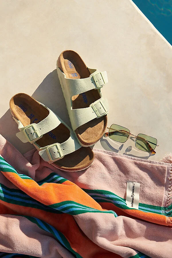 Arizona Suede Soft Footbed Sandals