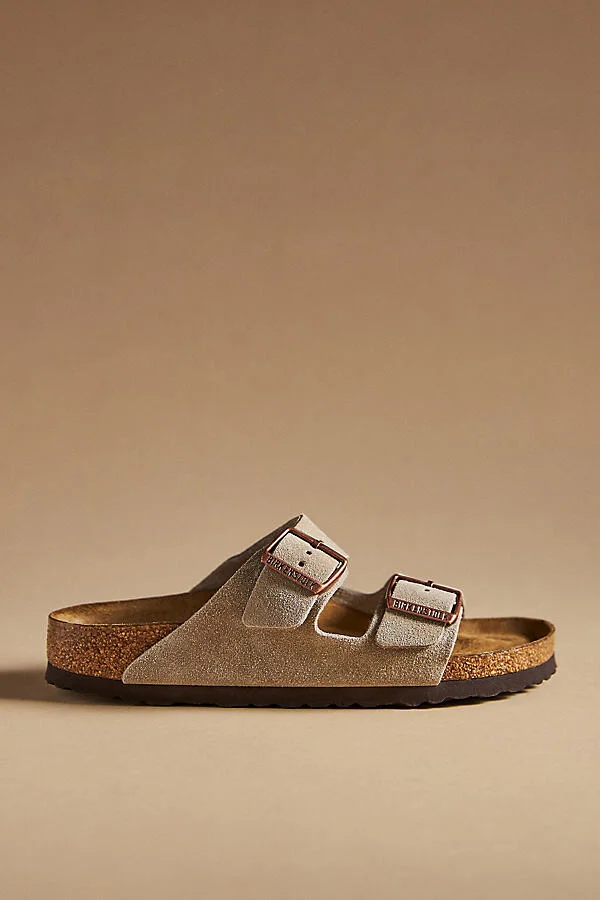 Arizona Suede Soft Footbed Sandals