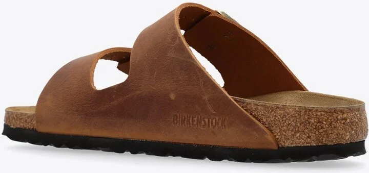Arizona Two-Strap Leather Slides - Image 2